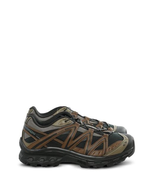 Salomon Black Xt-Quest Panelled Sneakers