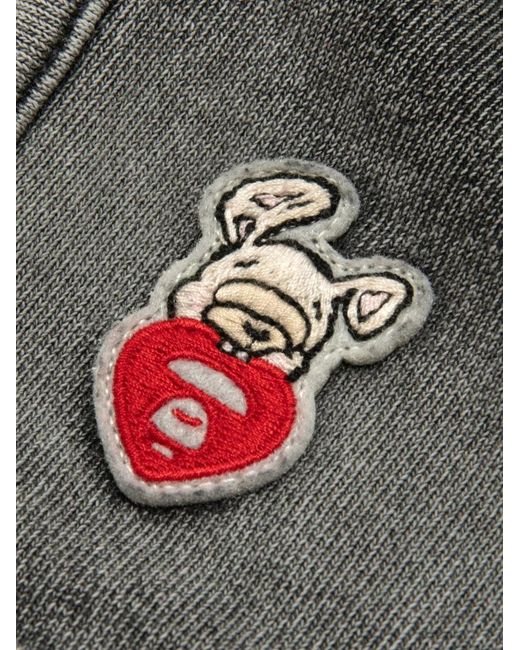 Aape By A Bathing Ape Gray Drawstring Shorts