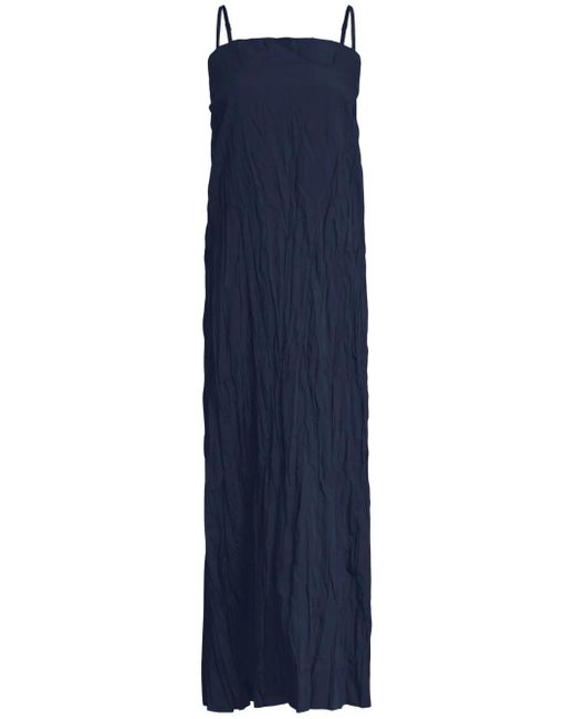Osklen Blue Midikleid Mit Falten
