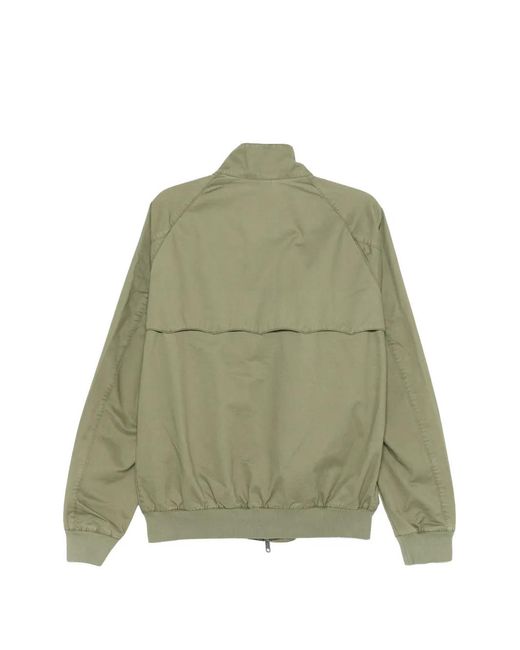Baracuta Green Lightweight Stand Collar Jacket for men