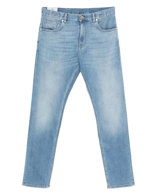 Eleventy Jeans Met Vijf Zakken in het Blue voor heren