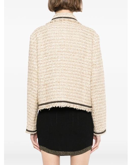 Karl Lagerfeld Natural Boucle Jacket