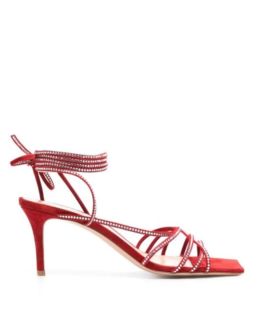 Gianvito Rossi Red Sandals