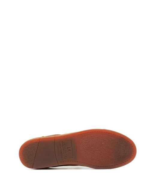 Officine Creative Brown Lace-Up Suede Sneakers