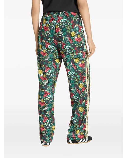 Adidas Green X Liberty London Floral-Print Trousers