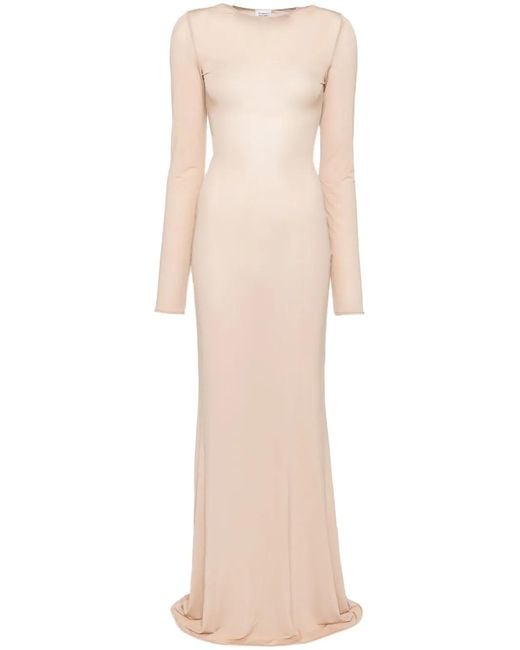 Vetements Natural High-Low Hem Dress