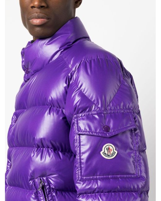 Moncler Purple Lule Quilted Padded Jacket for men