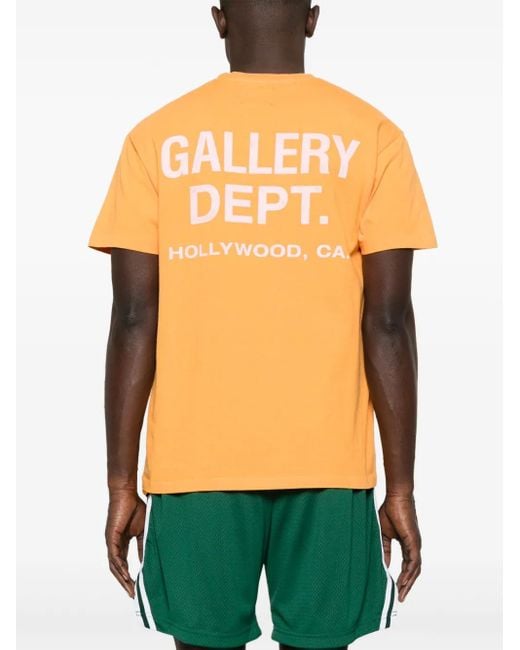 GALLERY DEPT. Yellow T-Shirt À Logo Imprimé