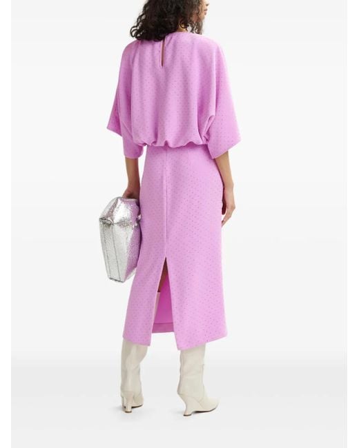 Abito Midi Handsome di Essentiel Antwerp in Pink