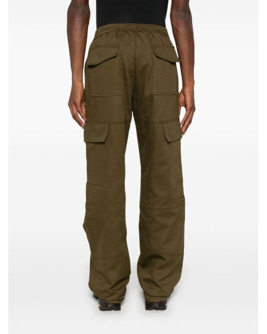 Rhude Green Plateau Cargo Pants for men