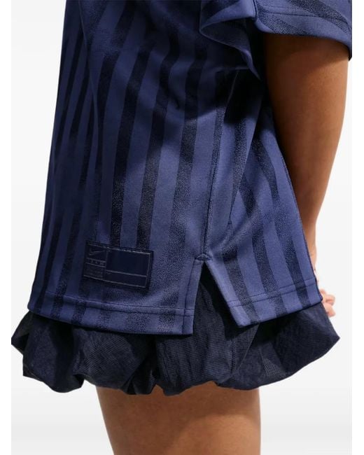 Nike Blue Runway Striped T-Shirt