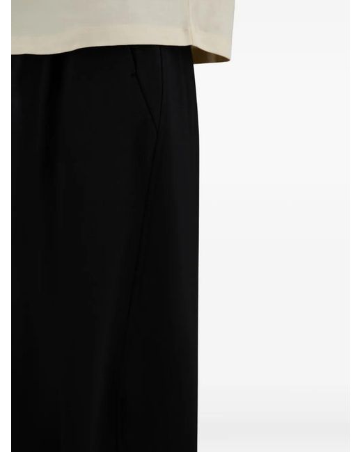 Laminar Black Elasticated Waist Trousers