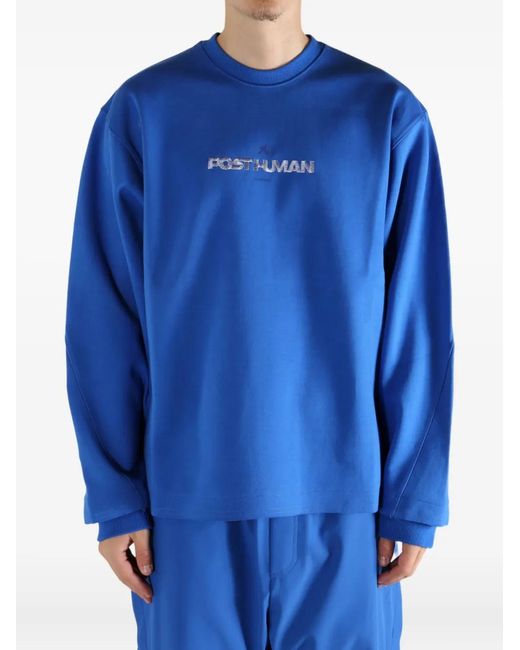 Adererror Blue Logo Sweatshirt