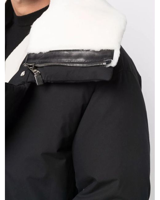Givenchy Black Quilted Puffer Coat for men