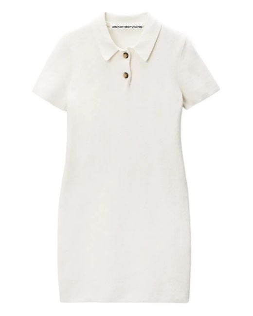 Alexander Wang シェニール ミニドレス White
