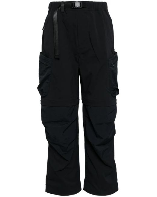 Spoonyard Black Tapered-Cargohose mit Gürtel