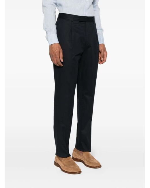 Zegna Black Tailored Trousers for men
