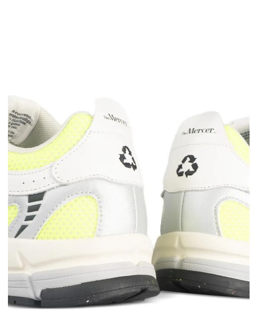 The Mercer Brand White Lace-Up Sneakers for men