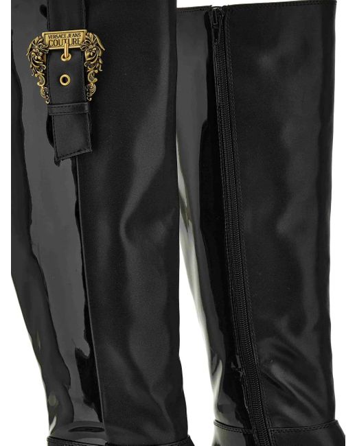 Versace Jeans Couture Black Stiefel Mit Schnalle