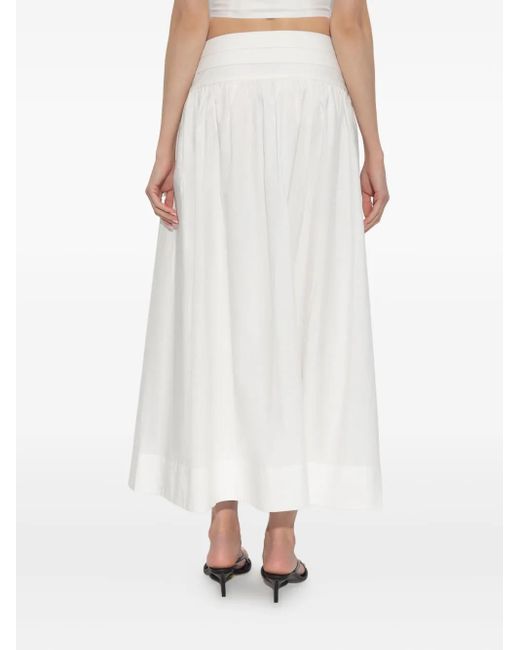 Posse White Rue Maxi Skirt