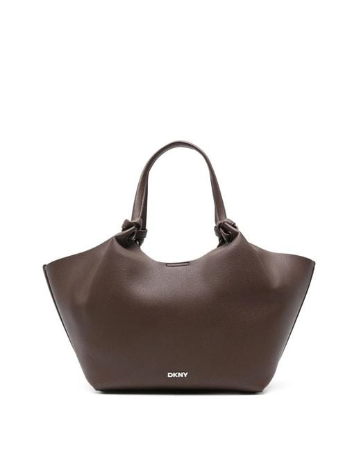 DKNY Brown Medium Paula Commuter Tote Bag