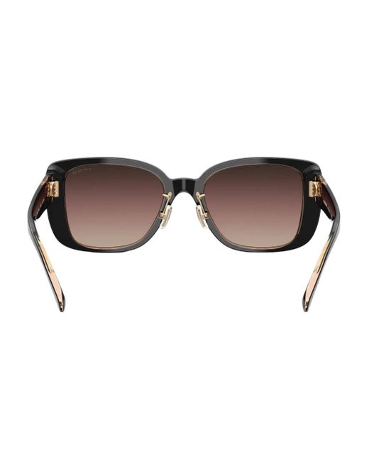 COACH Brown Oversized-Frame Sunglasses