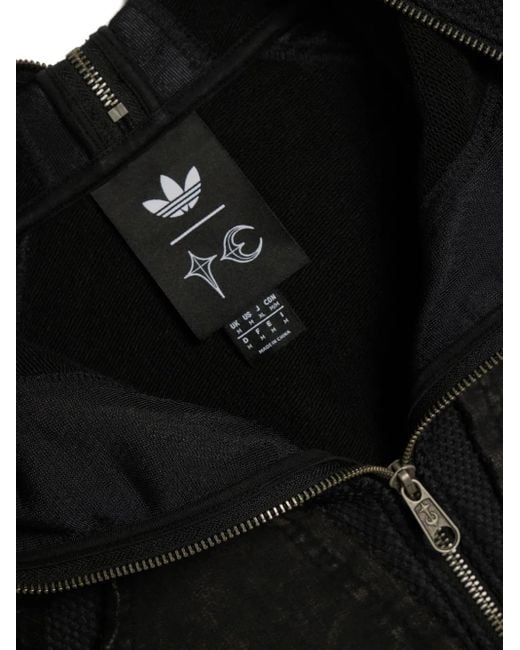 adidas Thug Club Teamgeist Zip Hoodie in Black for Men | Lyst