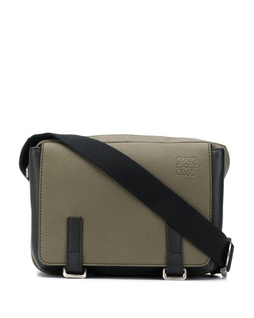 Loewe Green Military Messenger Xs Bag for men