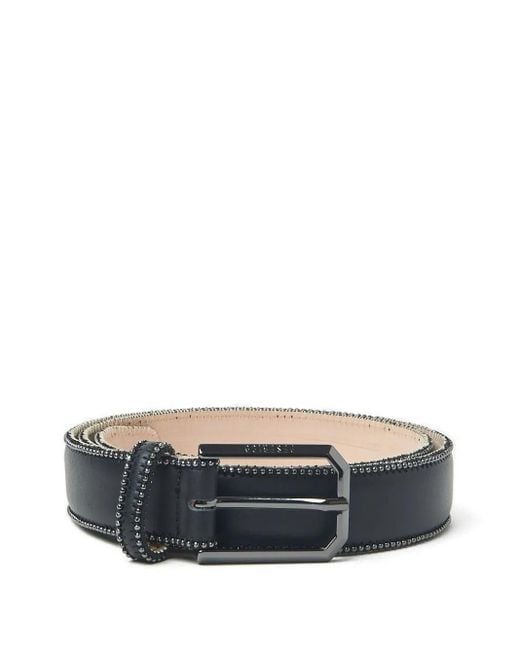 Ceinture À Boucle Ornée De Clous Peserico en coloris Gray
