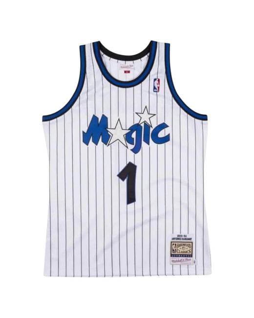 Mitchell & Ness Blue Orlando Magic Anfernee Hardaway Authentic 1993-94 Home Tank Top for men
