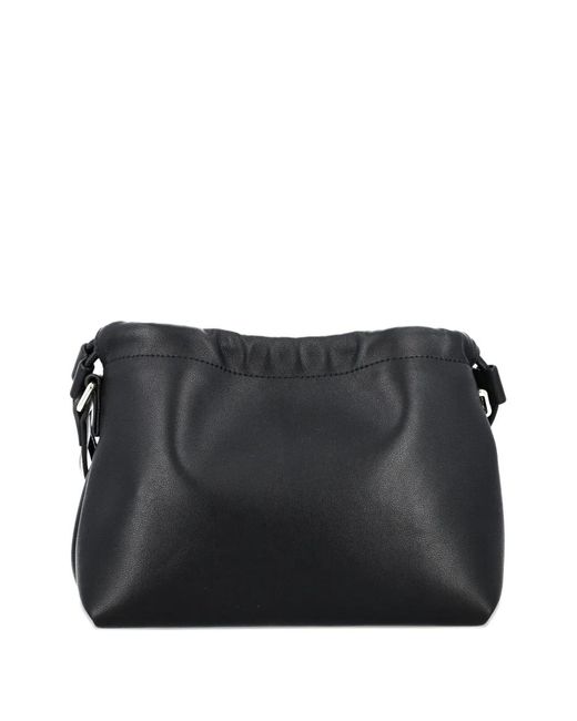 A.P.C. Black Ninon Mini Drawstring Bags