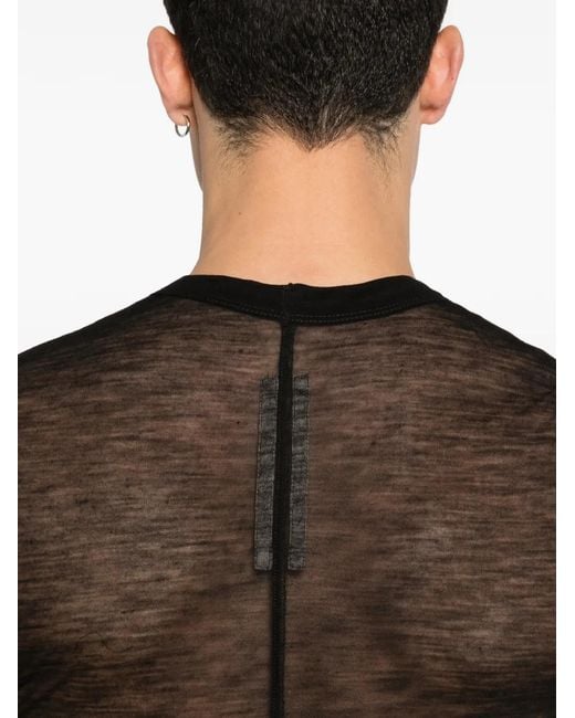 Rick Owens Black Crew-Neck Tank Top for men