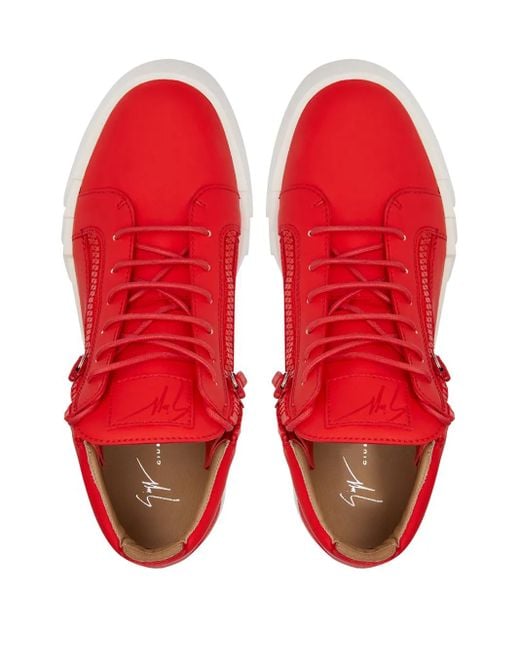 Giuseppe Zanotti Red The Shark 5.0 Sneakers for men