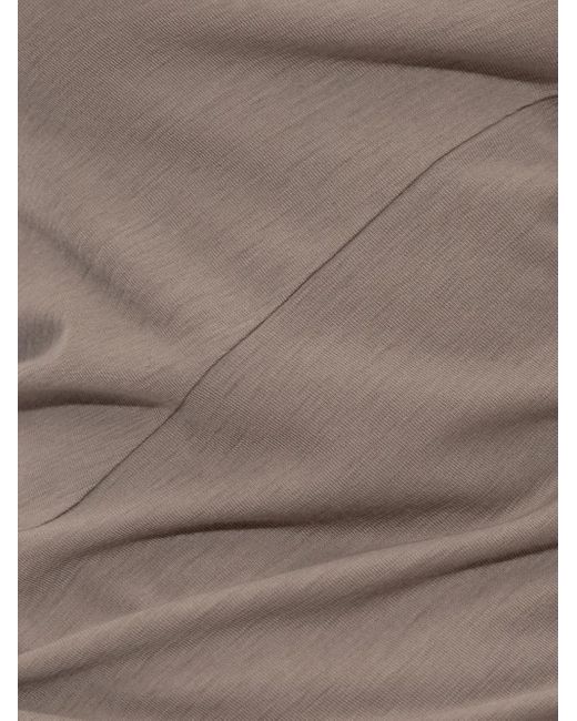Entire studios Gray One-shoulder draped top