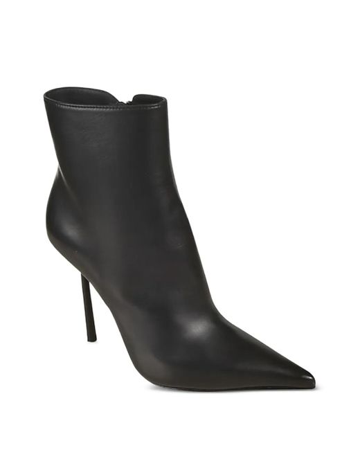Le Silla Black 120Mm Pointed-Toe Stiletto Ankle Boots