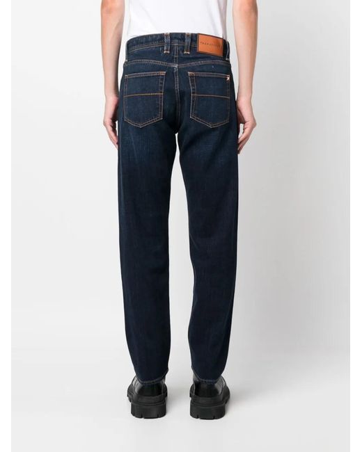 Sartoria Tramarossa Blue Michelangelo Straight-Leg Jeans for men