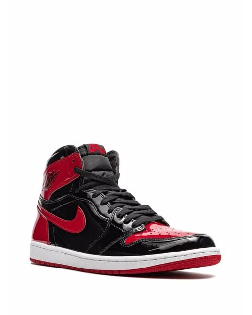Nike Air 1 Retro High Og "Bred Patent" Sneakers
