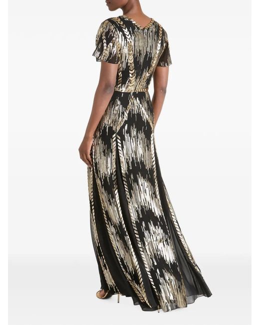 Temperley London Black Viola Gown