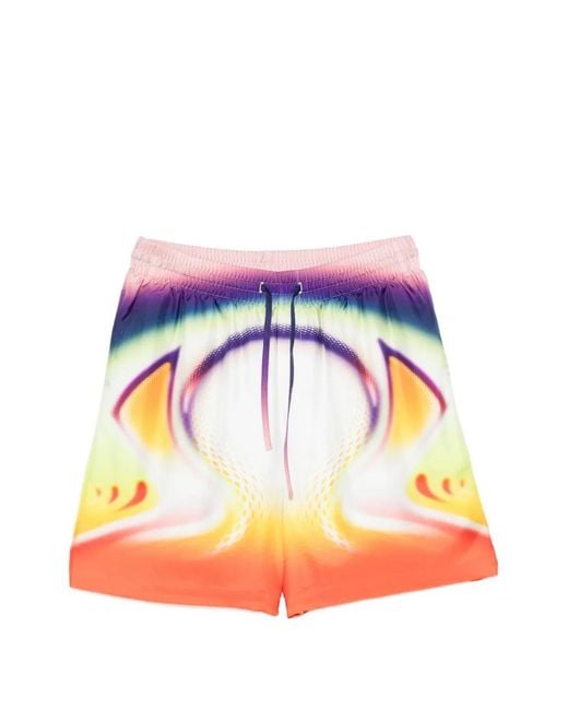 Casablanca Blue Short À Effet Teinté Avec Lien De Resserrage for men
