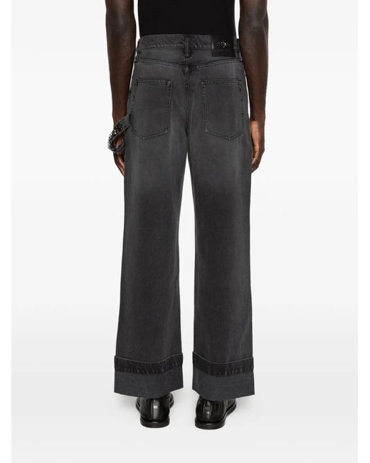 Simone Rocha White Cuffed Jeans for men