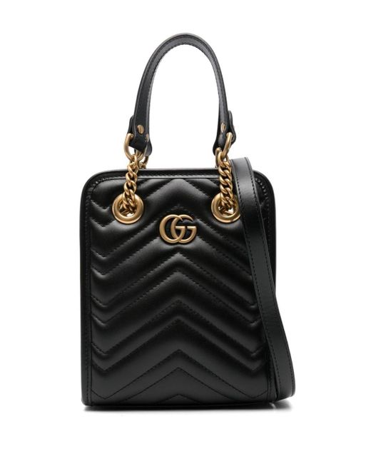 Gucci Marmont Kleine Tas in het Zwart Lyst NL