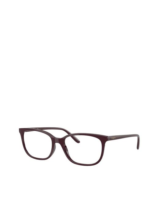 Vogue Purple Rectangle-Frame Glasses
