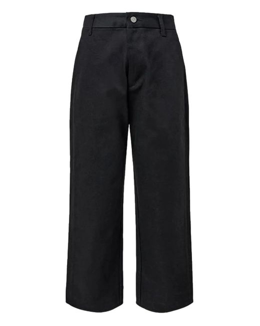 Amomento Broek Met Wijde Pijpen in het Blue