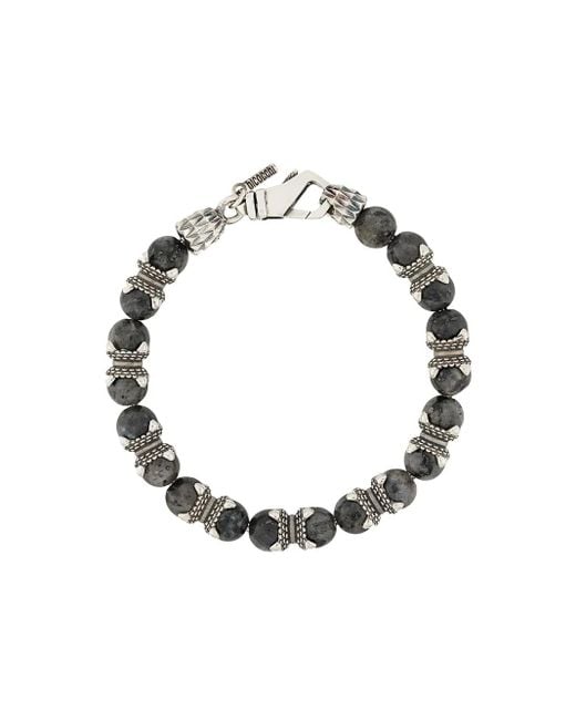 Emanuele Bicocchi Metallic Beaded Bracelet