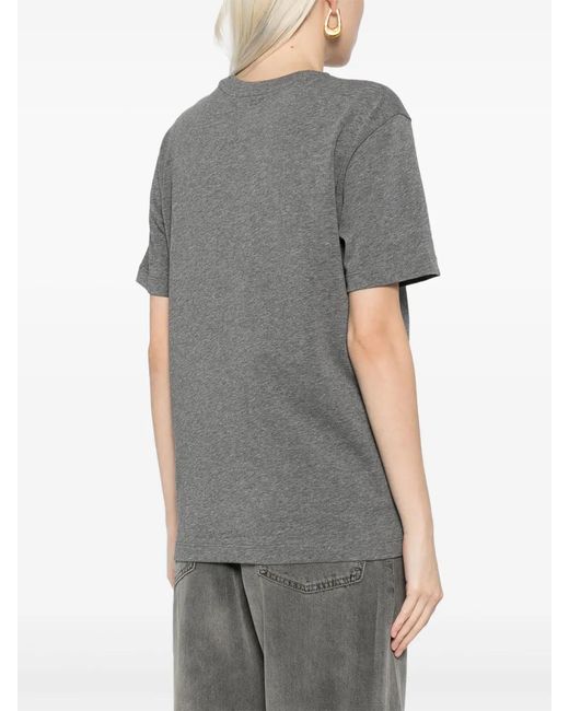JNBY Gray Crystal-Embellished T-Shirt