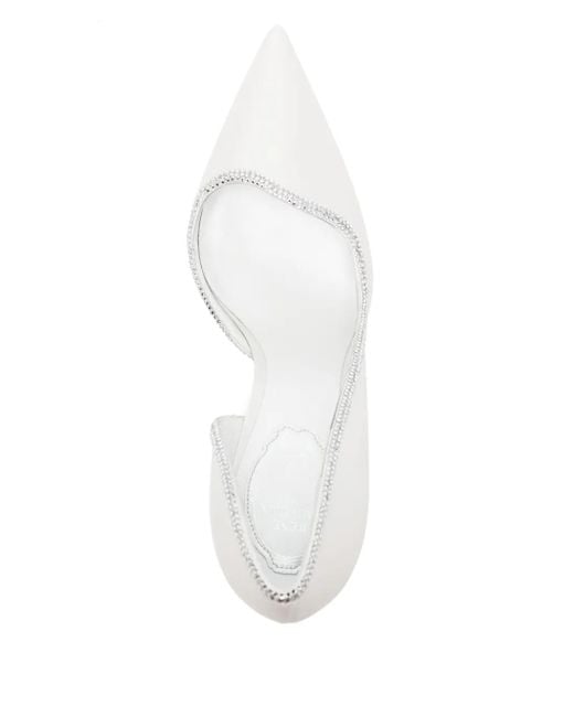 Rene Caovilla White 105 Mm Onda Pumps