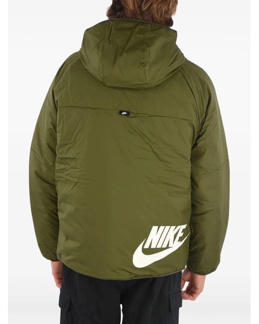 Nike Green Reversible Hooded Jacket for men