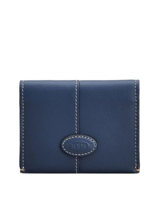 Tod's Karte Mit Logo-Patch in Blue für Herren
