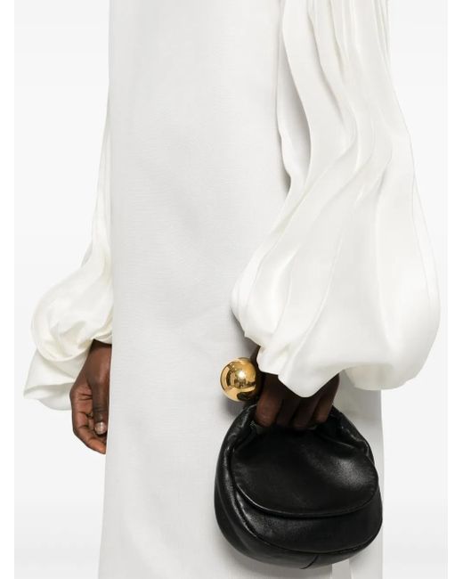 Khaite White The Zelma Midi Dress