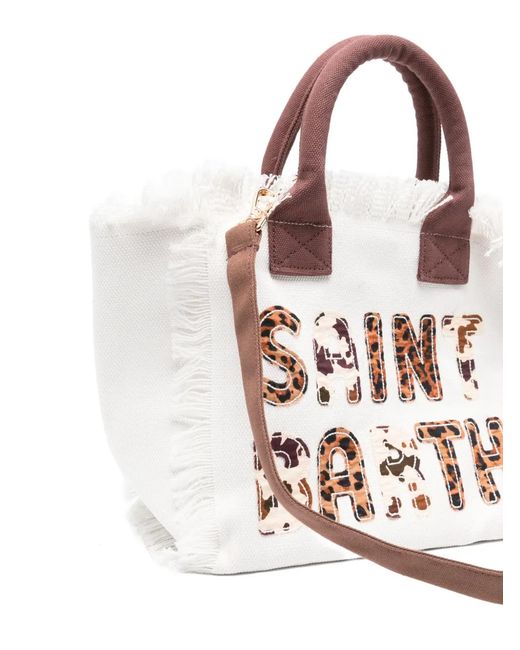Mc2 Saint Barth White Colette Tote Bag